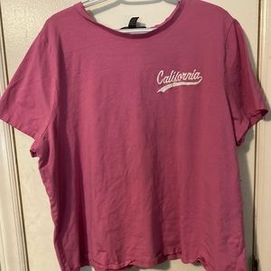 California Pink Crop Top